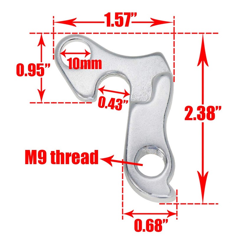 AUTUT 2 Pcs Universal Derailleur Hanger for Cyclocross, Mountain, Road Racing Bike - Image 2